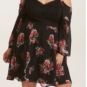 Torrid insider collection floral dress